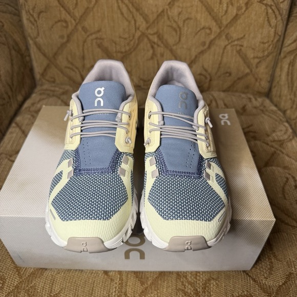 ON Run Women's Cloud 5 Combo Ray / Metal Sneaker 79.98349 US Size 5.5 - Picture 4 of 7